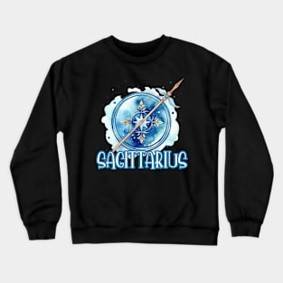 Sagittarius Watercolor Crewneck Sweatshirt